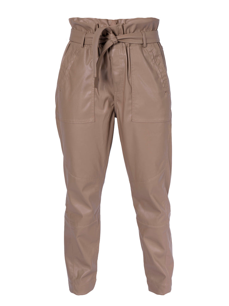 PANTALON CUERO TIPO JOGGER